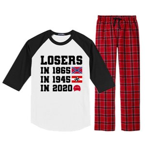 Losers In 1865 In 1945 In 2020 Raglan Sleeve Pajama Set