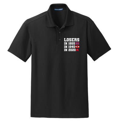 Losers In 1865 In 1945 In 2020 Dry Zone Grid Polo