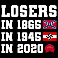 Losers In 1865 In 1945 In 2020 Toddler T-Shirt