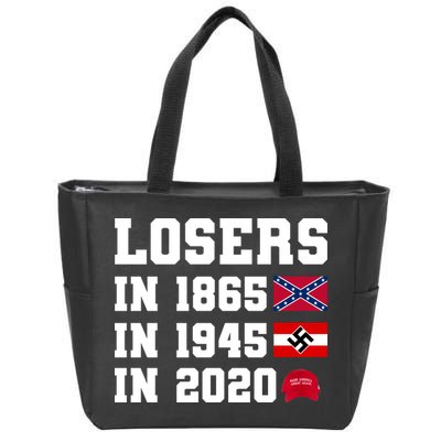 Losers In 1865 In 1945 In 2020 Zip Tote Bag