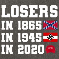Losers In 1865 In 1945 In 2020 Cotton Canvas Backpack