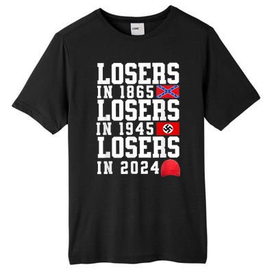 Losers In 1865 Losers In 1945 Losers In 2024 Tall Fusion ChromaSoft Performance T-Shirt