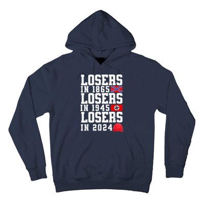 Losers In 1865 Losers In 1945 Losers In 2024 Hoodie