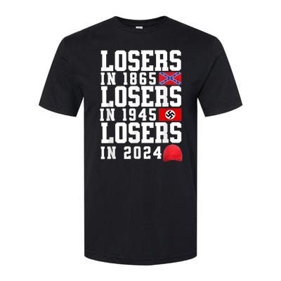 Losers In 1865 Losers In 1945 Losers In 2024 Softstyle® CVC T-Shirt