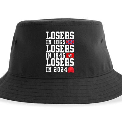 Losers In 1865 Losers In 1945 Losers In 2024 Sustainable Bucket Hat