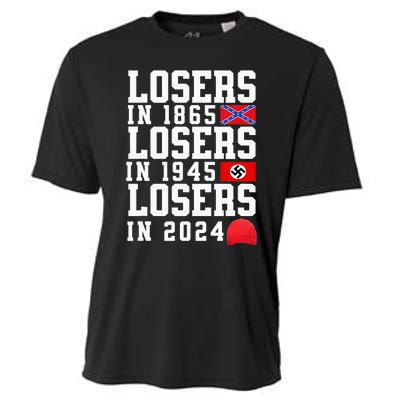 Losers In 1865 Losers In 1945 Losers In 2024 Cooling Performance Crew T-Shirt