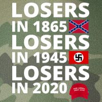 Losers In 1865 Losers In 1945 Losers In 2020 Legacy Tie Dye Trucker Hat