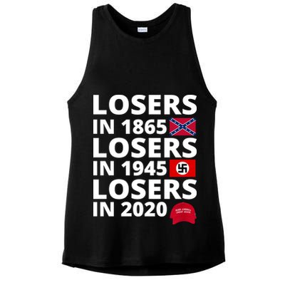 Losers In 1865 Losers In 1945 Losers In 2020 Ladies PosiCharge Tri-Blend Wicking Tank