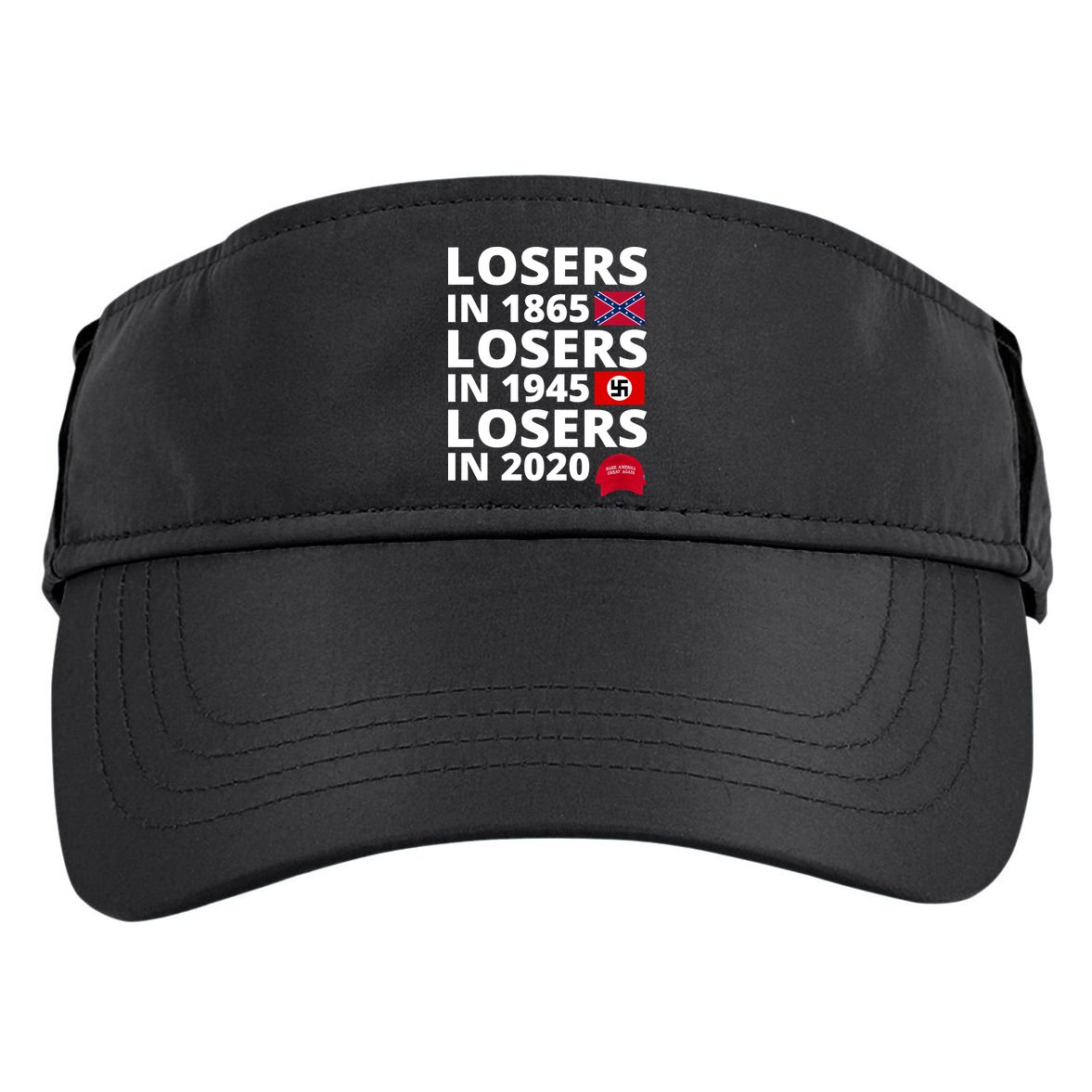 Losers In 1865 Losers In 1945 Losers In 2020 Adult Drive Performance Visor
