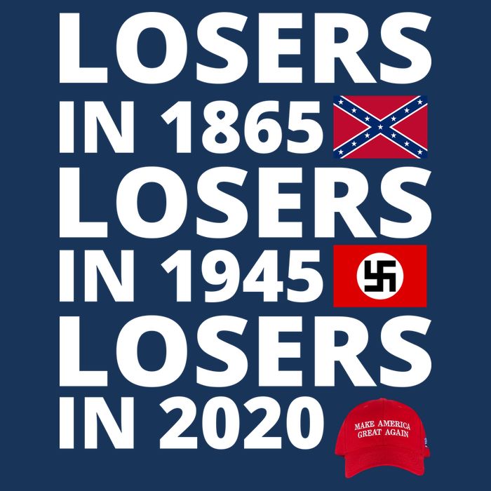 Losers In 1865 Losers In 1945 Losers In 2020 Apron
