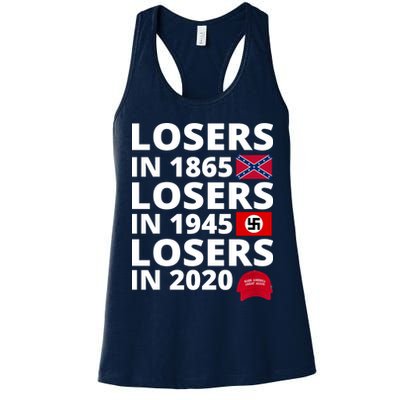 Losers In 1865 Losers In 1945 Losers In 2020 Womens Tank Top