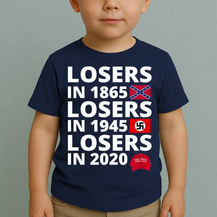 Losers In 1865 Losers In 1945 Losers In 2020 Toddler T-Shirt