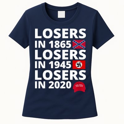 Losers In 1865 Losers In 1945 Losers In 2020 Womens T-Shirt