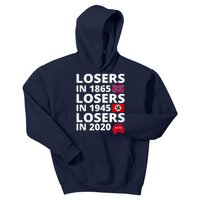 Losers In 1865 Losers In 1945 Losers In 2020 Kids Hoodie