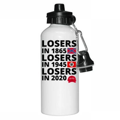 Losers In 1865 Losers In 1945 Losers In 2020 Aluminum Water Bottle