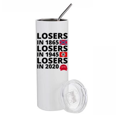 Losers In 1865 Losers In 1945 Losers In 2020 Stainless Steel Tumbler