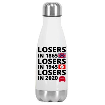 Losers In 1865 Losers In 1945 Losers In 2020 Stainless Steel Insulated Water Bottle