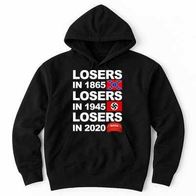 Losers In 1865 Losers In 1945 Losers In 2020 Make America Great Again Funny Hoodie