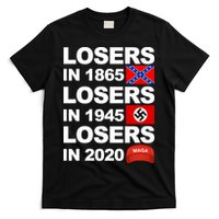Losers In 1865 Losers In 1945 Losers In 2020 Make America Great Again Funny T-Shirt