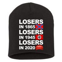 Losers In 1865 Losers In 1945 Losers In 2020 Make America Great Again Funny Short Acrylic Beanie