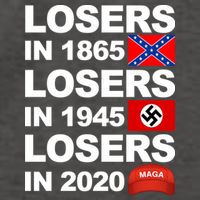 Losers In 1865 Losers In 1945 Losers In 2020 Make America Great Again Funny Vector Backpack