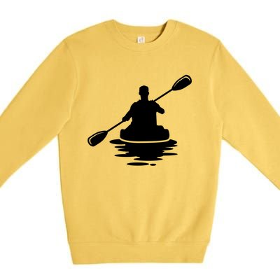 Life Is A Journey The Ride Kayaks Kayaking Kayak Paddling Gift Premium Crewneck Sweatshirt