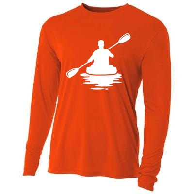 Life Is A Journey The Ride Kayaks Kayaking Kayak Paddling Gift Cooling Performance Long Sleeve Crew