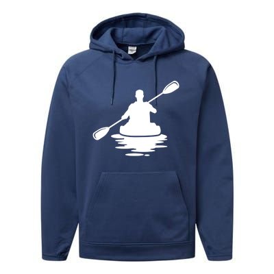 Life Is A Journey The Ride Kayaks Kayaking Kayak Paddling Gift Performance Fleece Hoodie