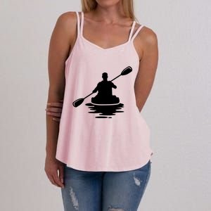 Life Is A Journey The Ride Kayaks Kayaking Kayak Paddling Gift Women's Strappy Tank