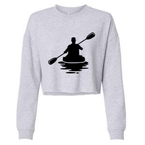 Life Is A Journey The Ride Kayaks Kayaking Kayak Paddling Gift Cropped Pullover Crew