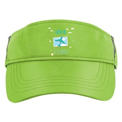 Life Is A Journey Motivational Messages Gift Adult Drive Performance Visor