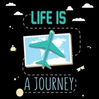 Life Is A Journey Motivational Messages Gift Sustainable Bucket Hat