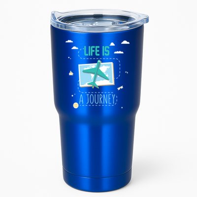Life Is A Journey Motivational Messages Gift Tumbler