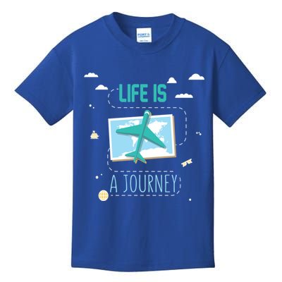 Life Is A Journey Motivational Messages Gift Kids T-Shirt