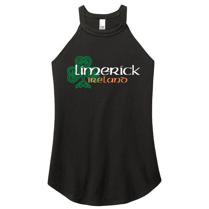 Limerick Irish American Celtic Shamrock Cool Gift Women's Perfect Tri Rocker Tank