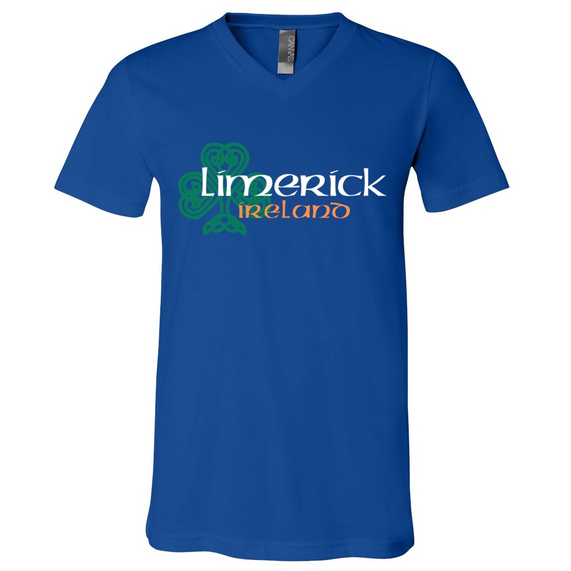 Limerick Irish American Celtic Shamrock Cool Gift V-Neck T-Shirt