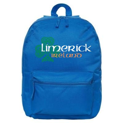 Limerick Irish American Celtic Shamrock Cool Gift 16 in Basic Backpack