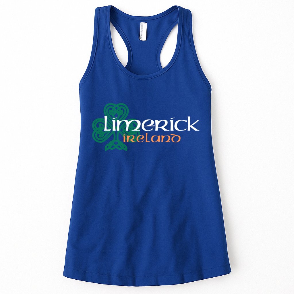 Limerick Irish American Celtic Shamrock Cool Gift Womens Tank Top