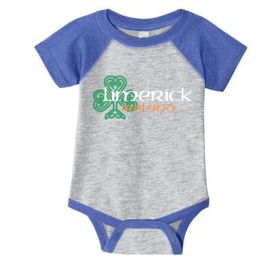 Limerick Irish American Celtic Shamrock Cool Gift Infant Baby Jersey Bodysuit