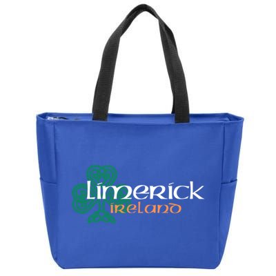 Limerick Irish American Celtic Shamrock Cool Gift Zip Tote Bag