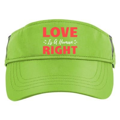 Love Is A Hu Right Gift Adult Drive Performance Visor