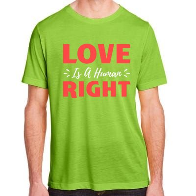 Love Is A Hu Right Gift Adult ChromaSoft Performance T-Shirt