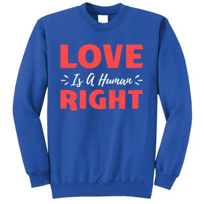 Love Is A Hu Right Gift Sweatshirt