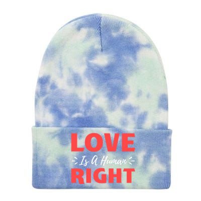 Love Is A Hu Right Gift Tie Dye 12in Knit Beanie