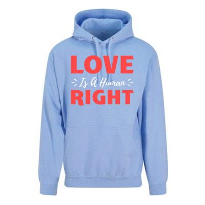 Love Is A Hu Right Gift Unisex Surf Hoodie