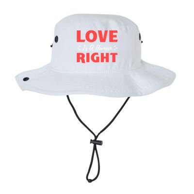 Love Is A Hu Right Gift Legacy Cool Fit Booney Bucket Hat