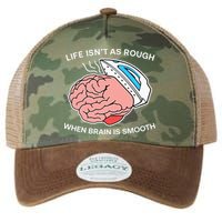 Life Isn’t As Rough When Brain Is Smooth Legacy Tie Dye Trucker Hat