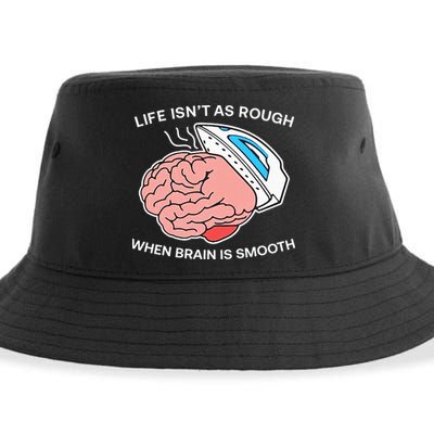 Life Isn’t As Rough When Brain Is Smooth Sustainable Bucket Hat