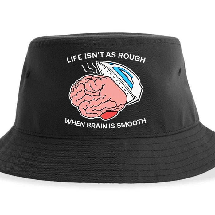Life Isn’t As Rough When Brain Is Smooth Sustainable Bucket Hat