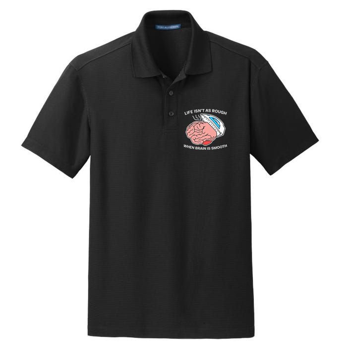 Life Isn’t As Rough When Brain Is Smooth Dry Zone Grid Polo